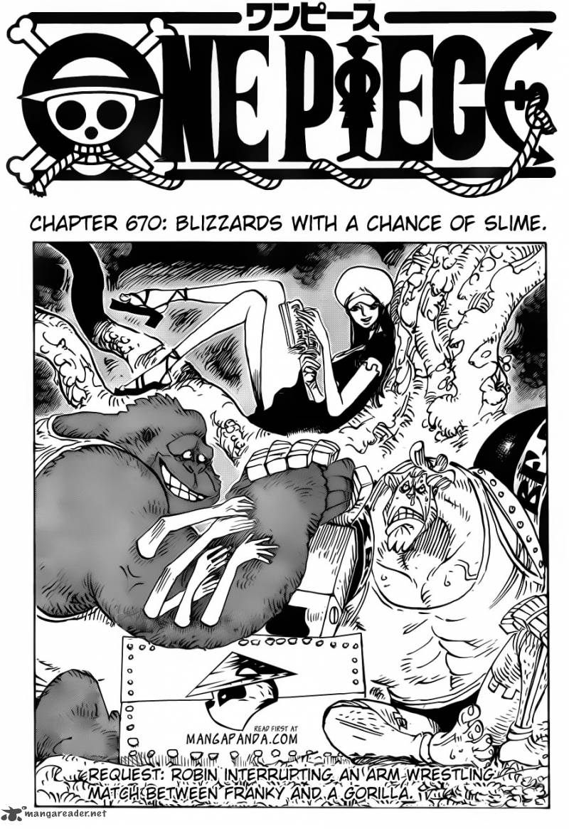 One Piece Chapter 670 - Page 1