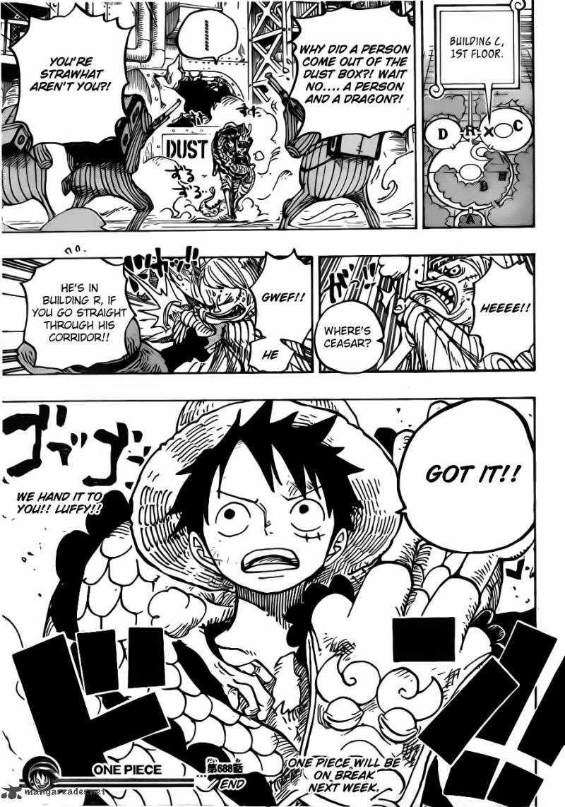 One Piece Chapter 688 - Page 20