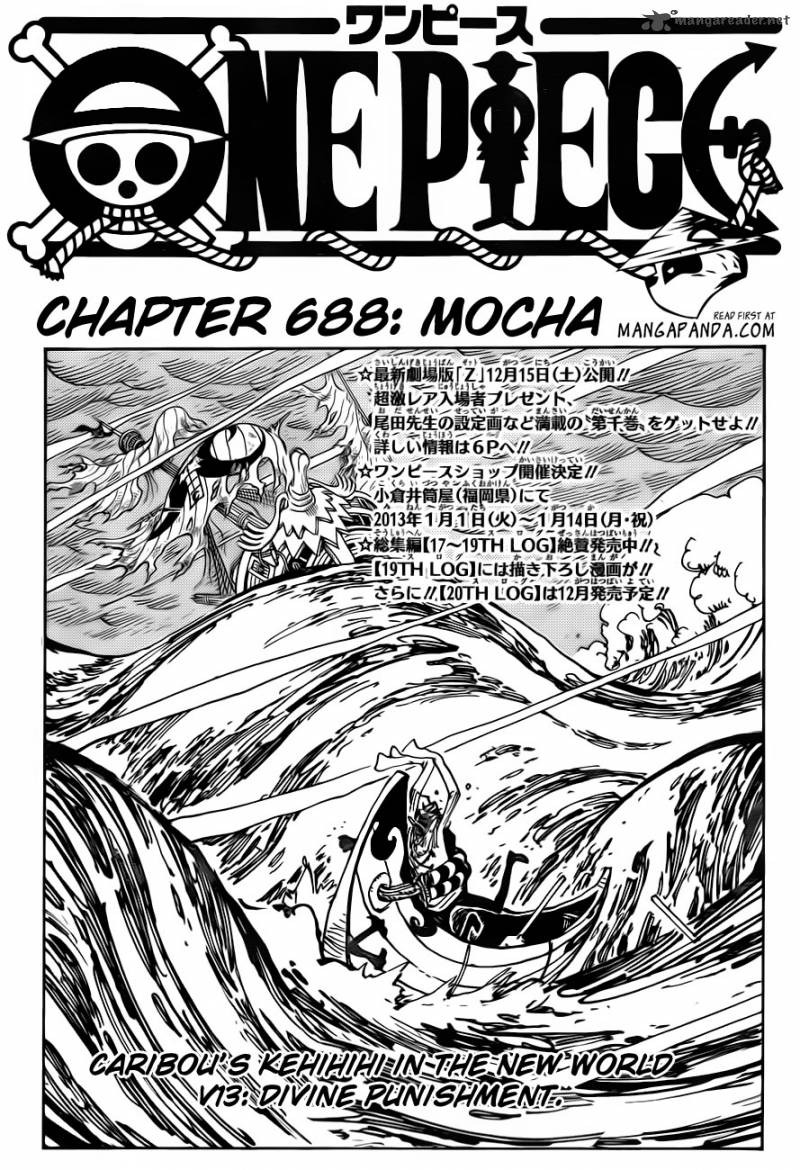 One Piece Chapter 688 - Page 3