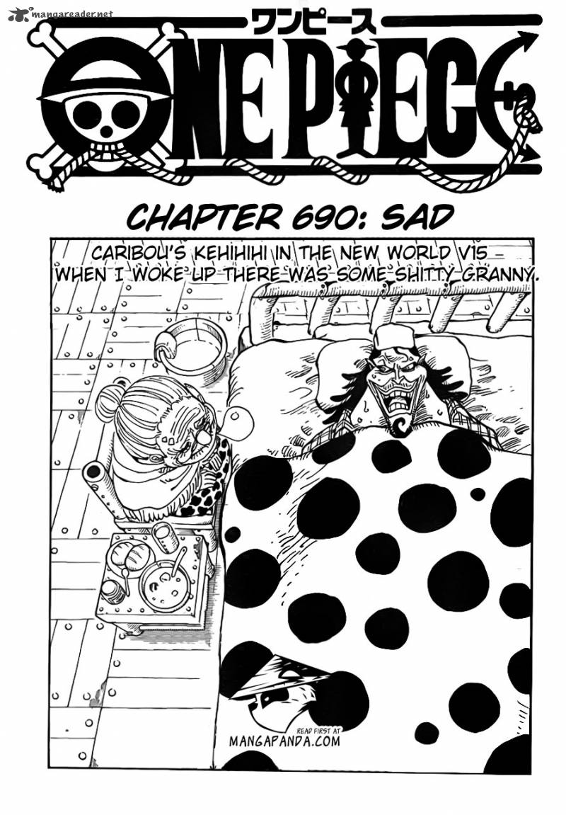 One Piece Chapter 690 - Page 3