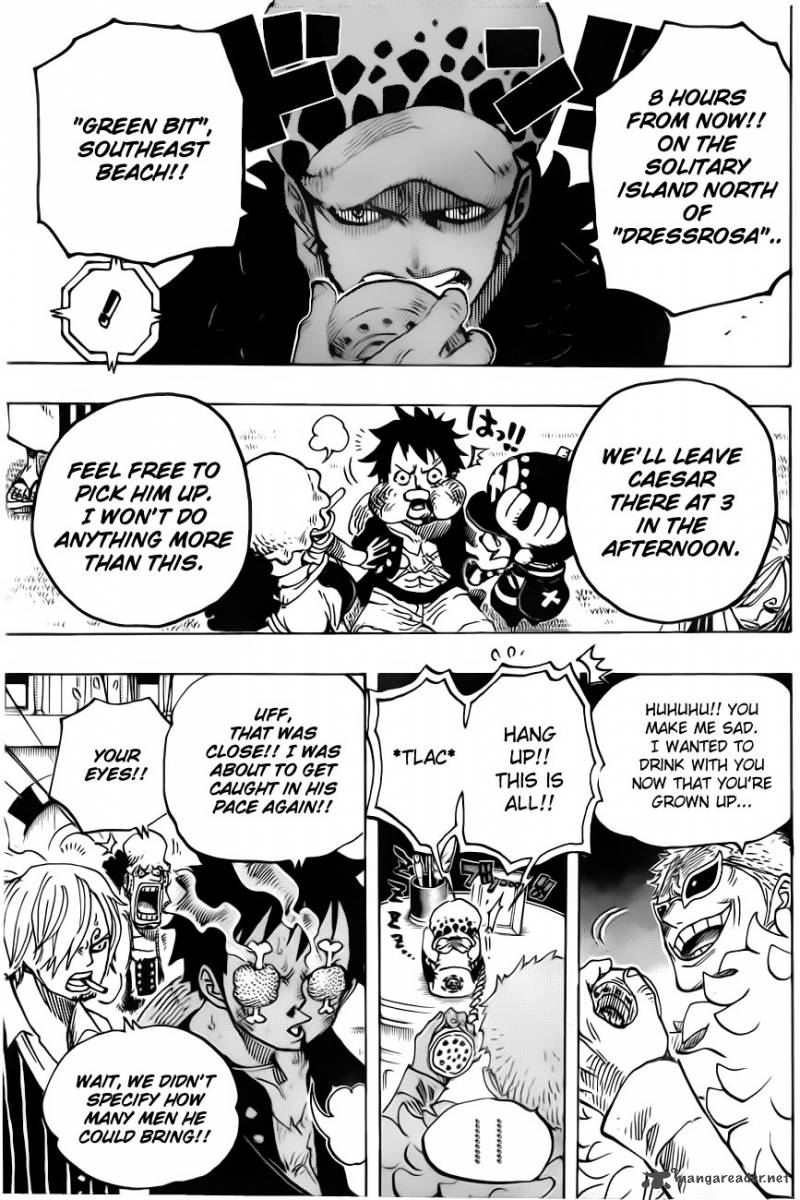 One Piece Chapter 700 - Page 10