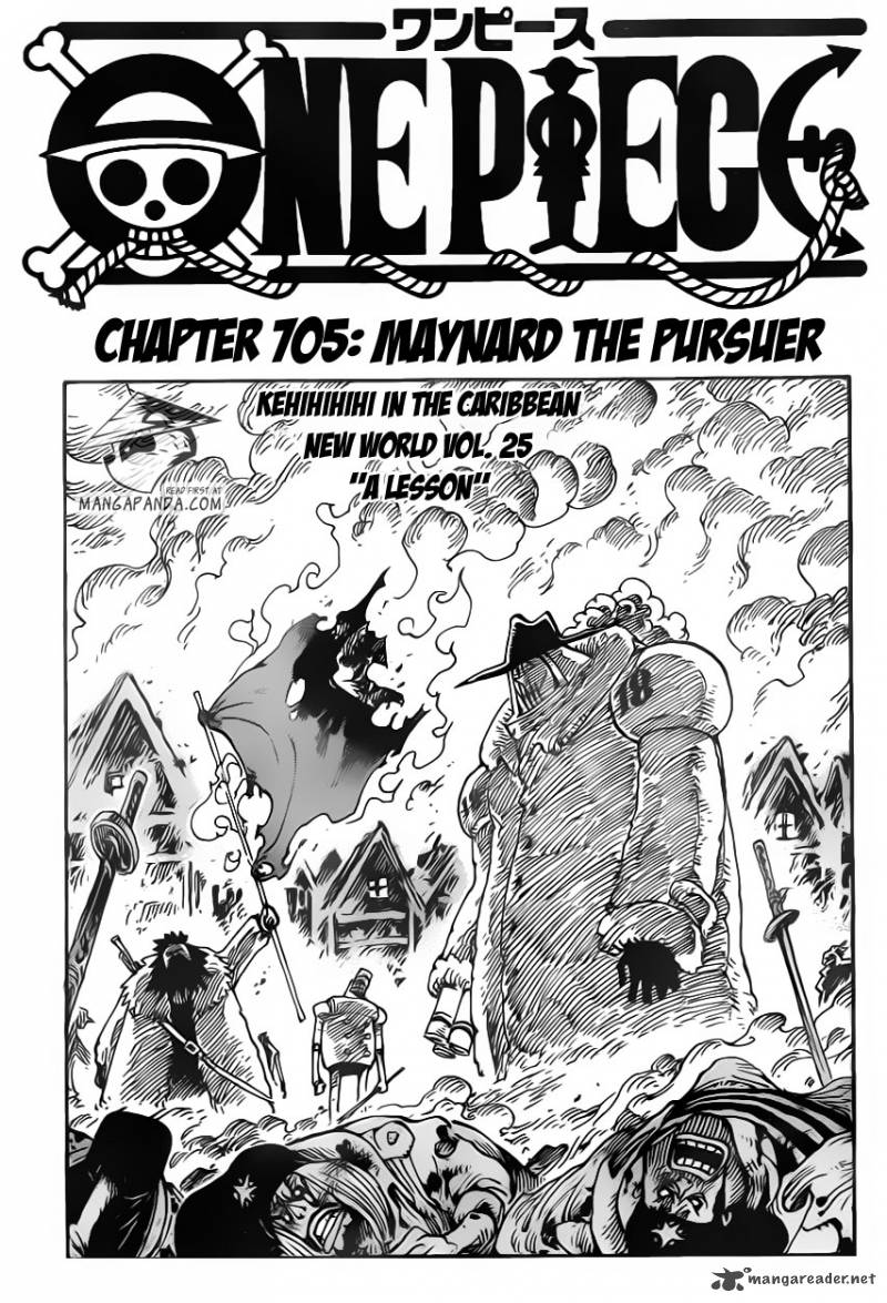 One Piece Chapter 705 - Page 2