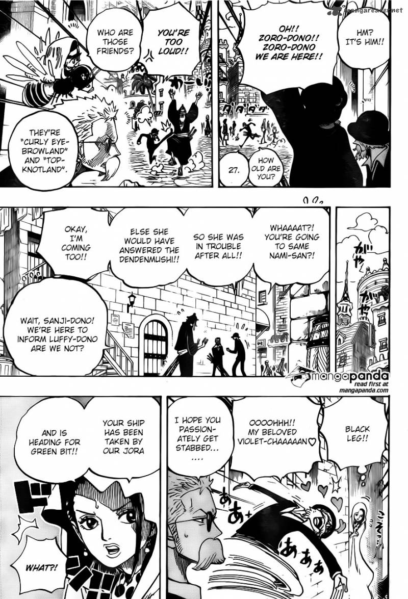 One Piece Chapter 722 - Page 14