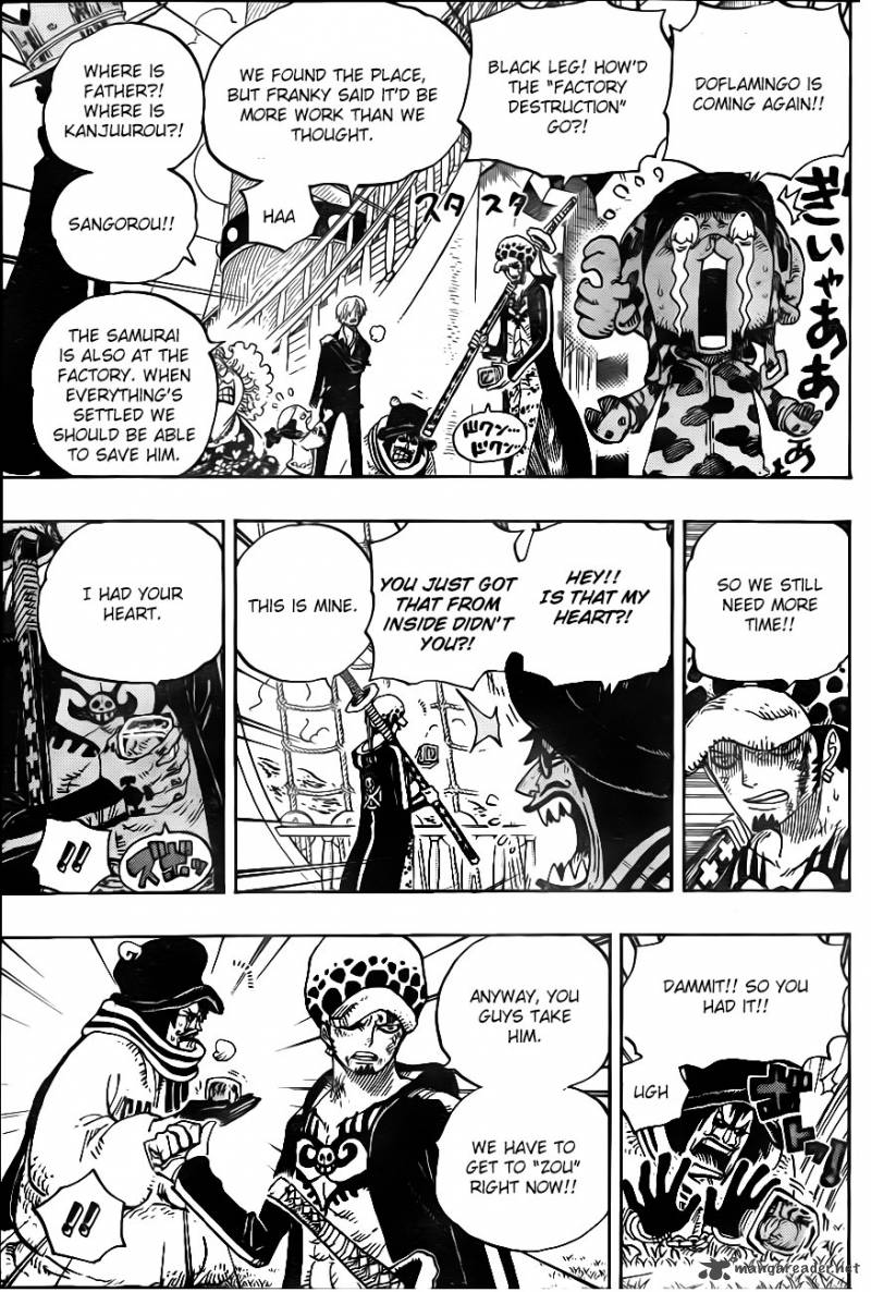 One Piece Chapter 724 - Page 11