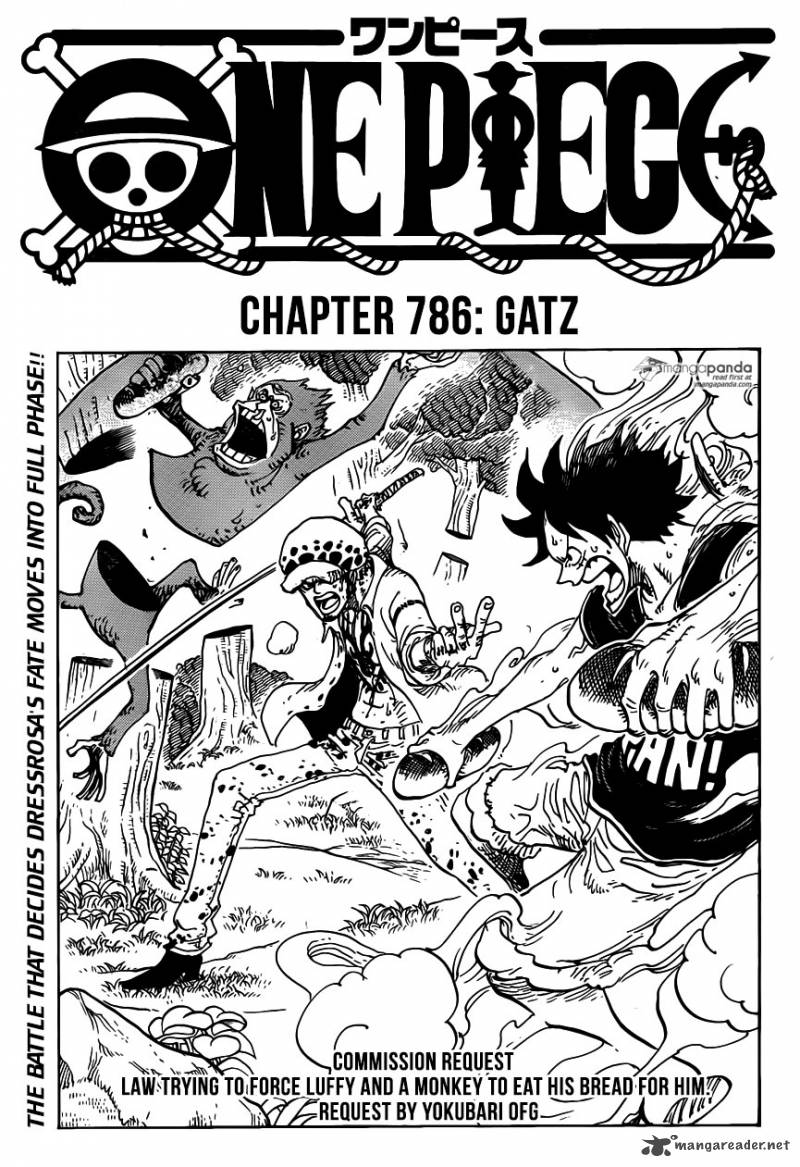 One Piece Chapter 786 - Page 1