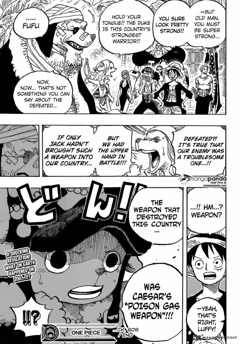 One Piece Chapter 808 - Page 18