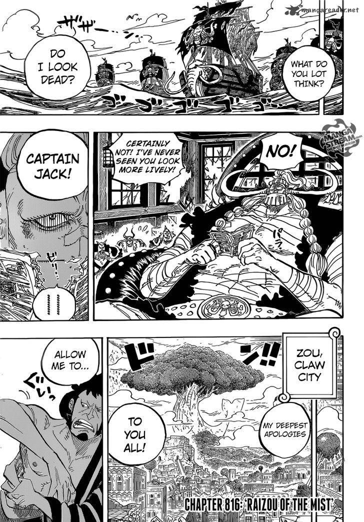 One Piece Chapter 817 - Page 3