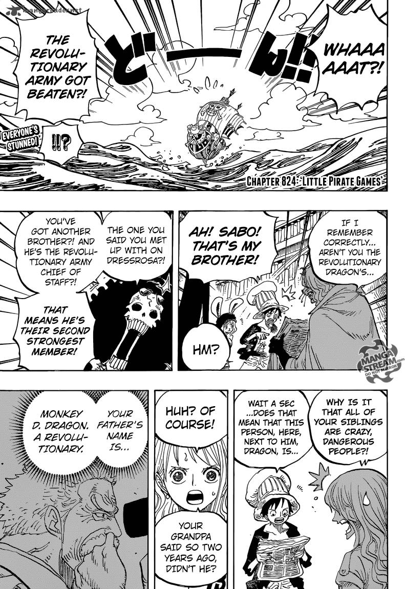 One Piece Chapter 824 - Page 4