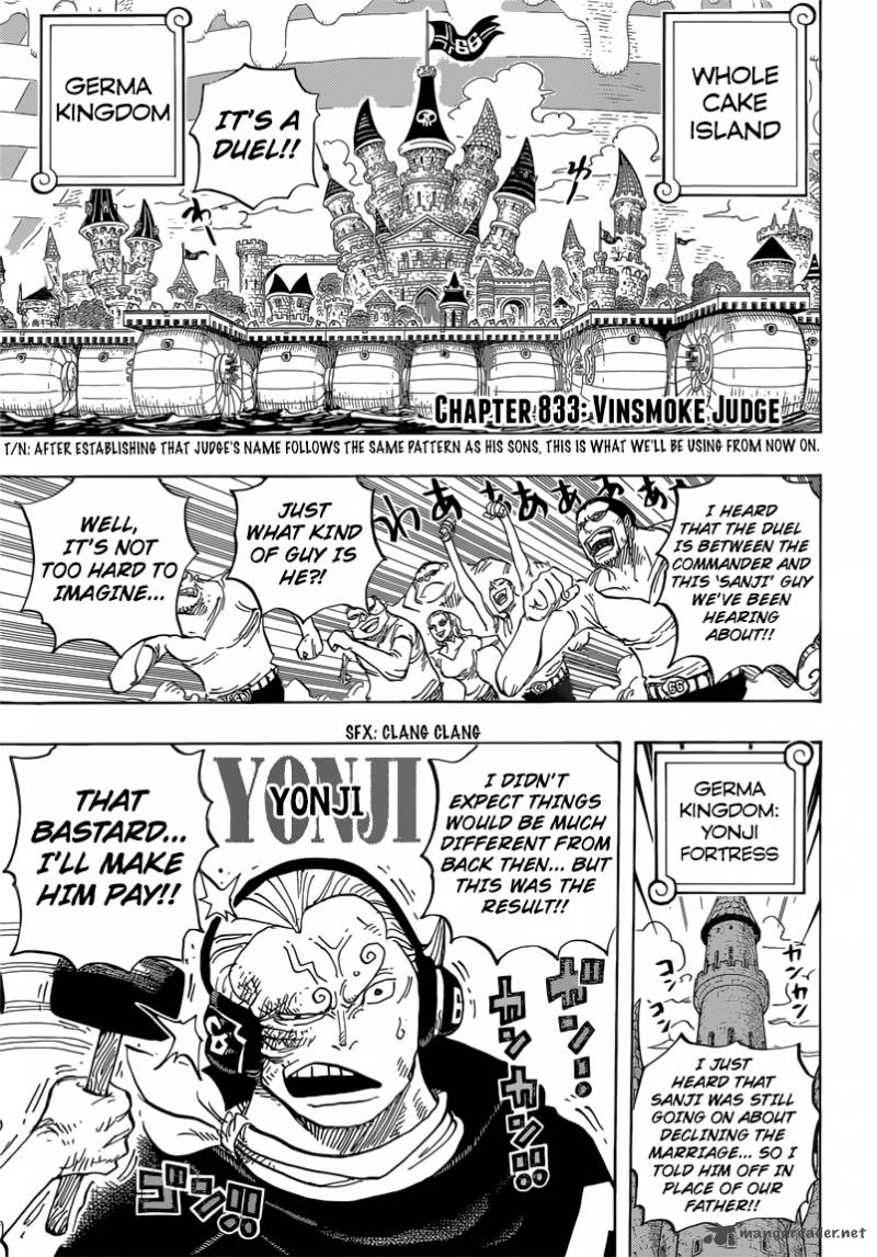 One Piece Chapter 833 - Page 6