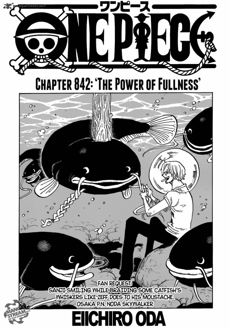 One Piece Chapter 842 - Page 1