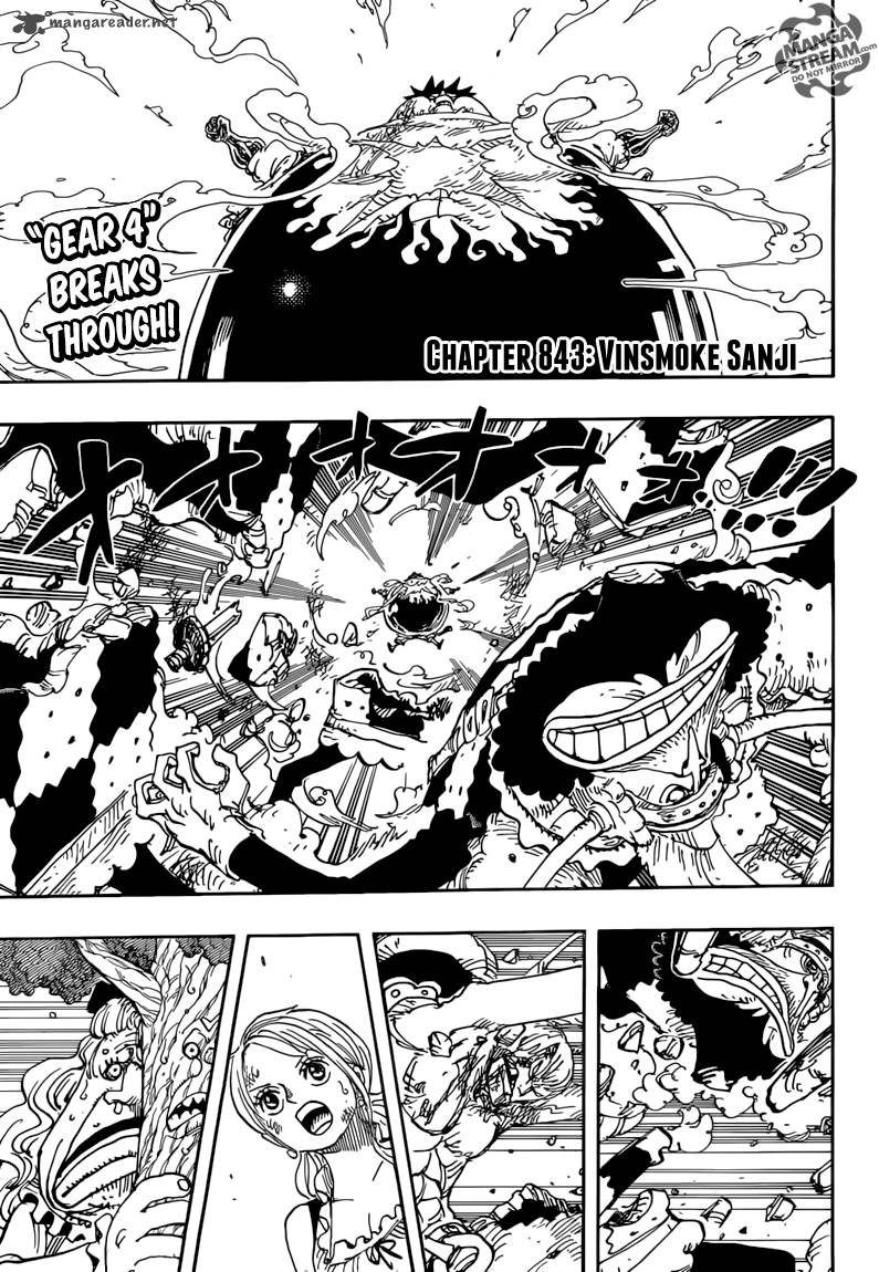 One Piece Chapter 843 - Page 1