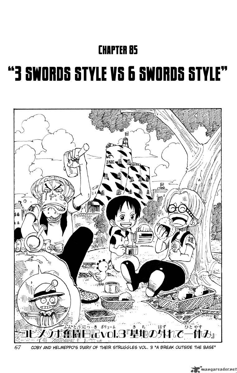 One Piece Chapter 85 - Page 1