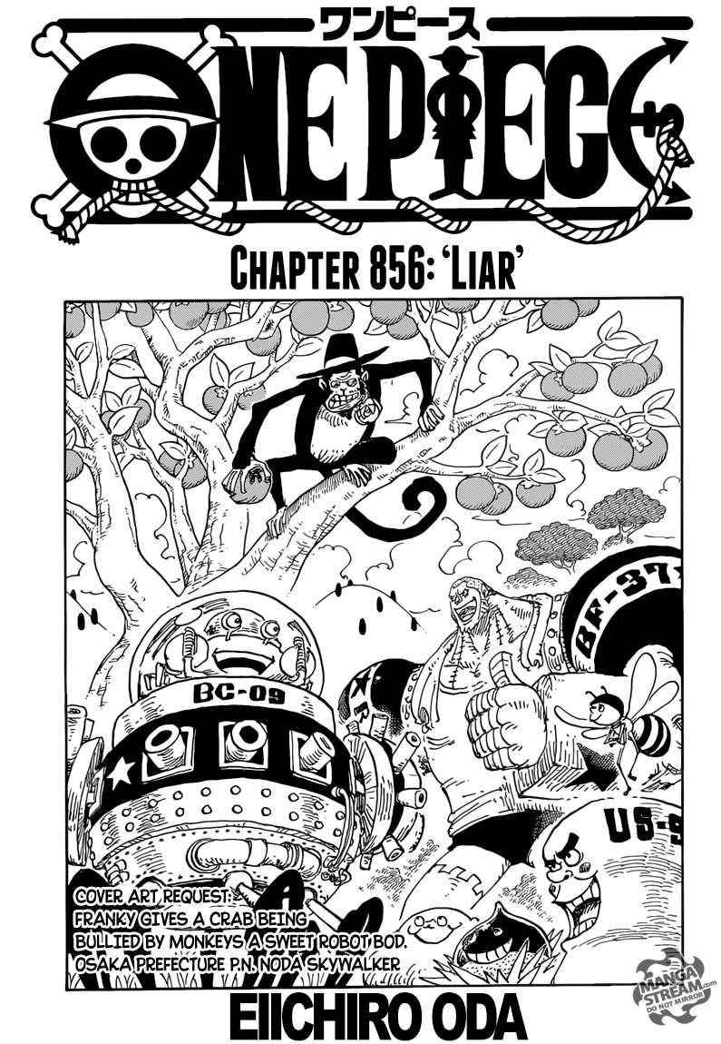 One Piece Chapter 856 - Page 1