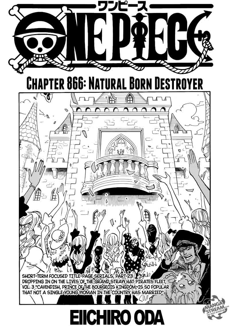 One Piece Chapter 866 - Page 1