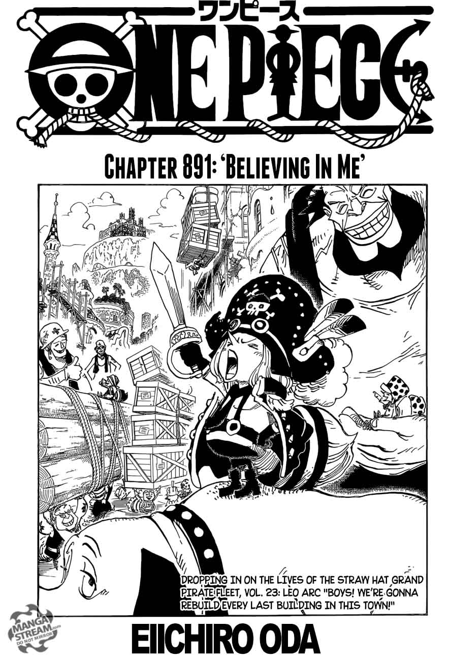 One Piece Chapter 891 - Page 1