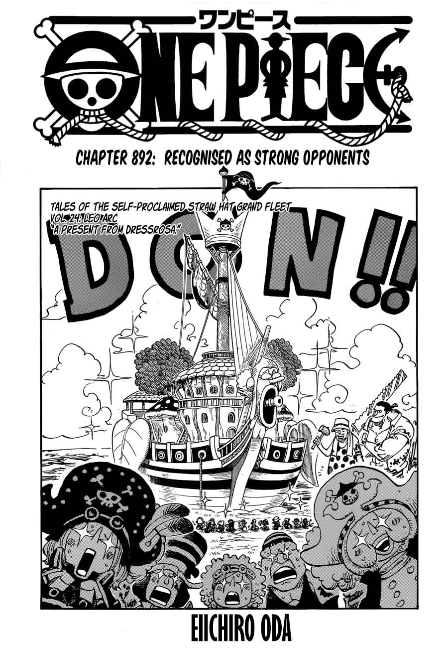 One Piece Chapter 892 - Page 1