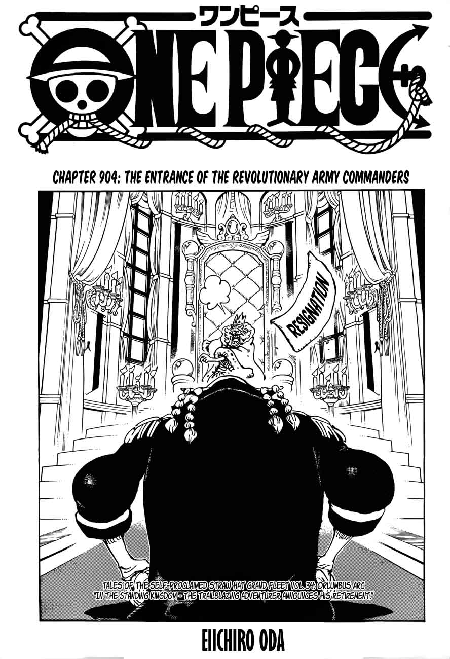 One Piece Chapter 904 - Page 1