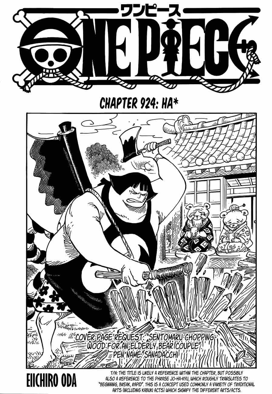 One Piece Chapter 924 - Page 1