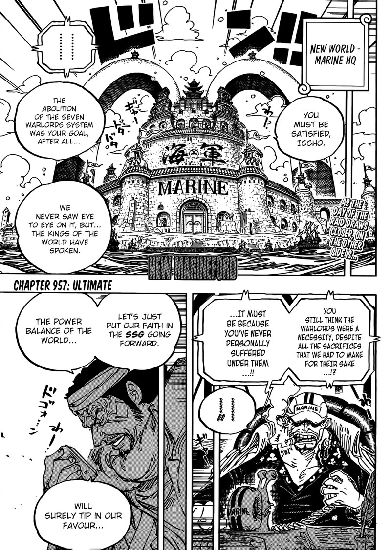 One Piece Chapter 957 - Page 3