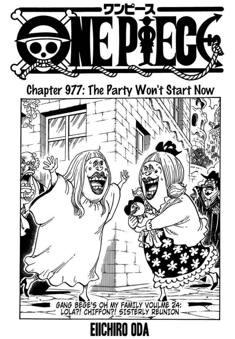 One Piece Chapter 977 - Page 1