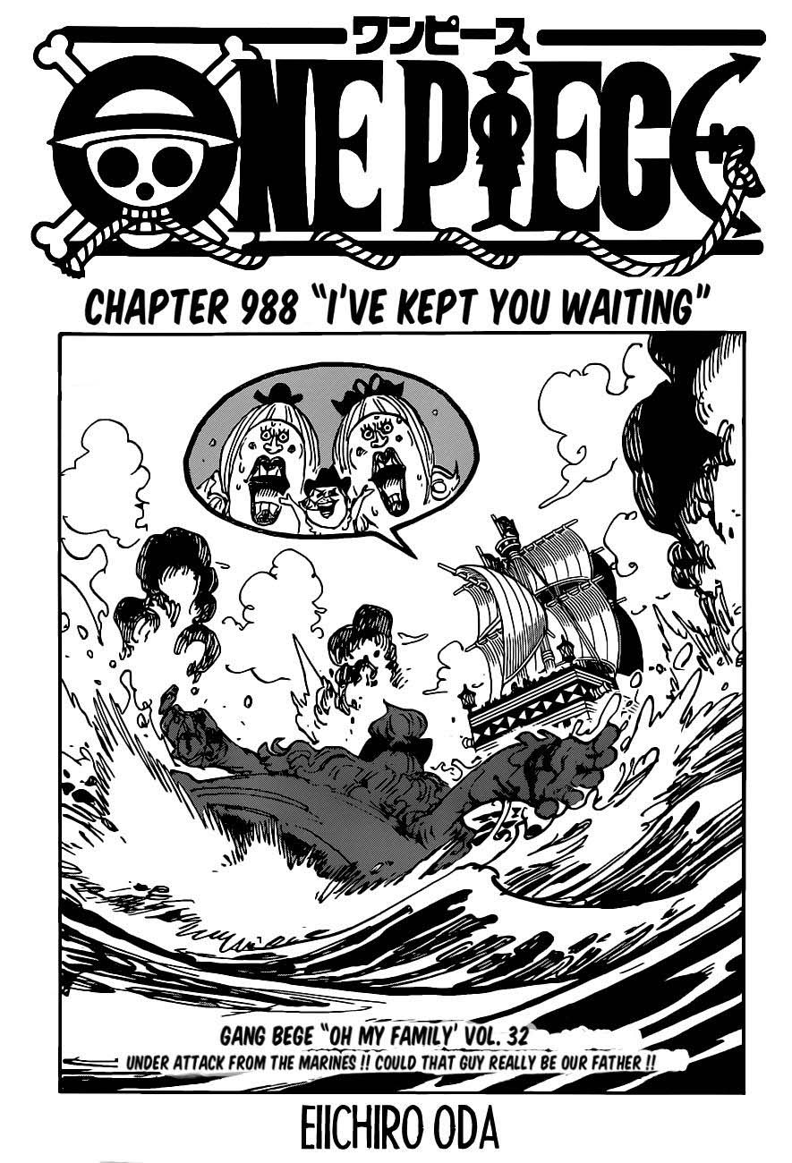 One Piece Chapter 988 - Page 1